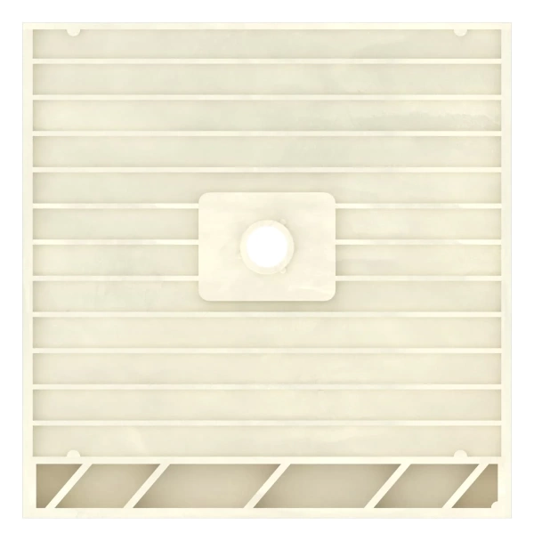 Redi Base® Single Curb Shower Pan With Center Drain, 32″D x 32″W - Image 2