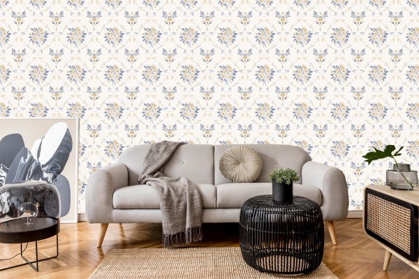 Chateau Toile Peel and Stick Wallpaper - Image 2