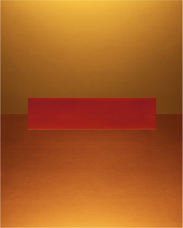 #101 - Yellow and Gold with Red 16x20 - Edition of 50